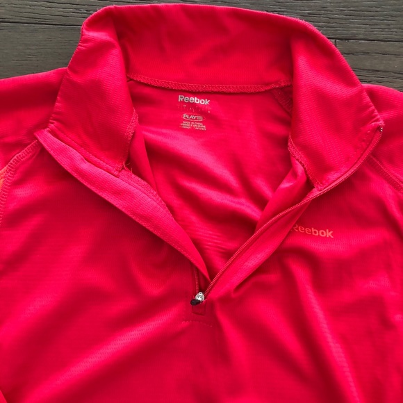 Women’s Reebok pink orange Active Top sz L - Picture 3 of 7
